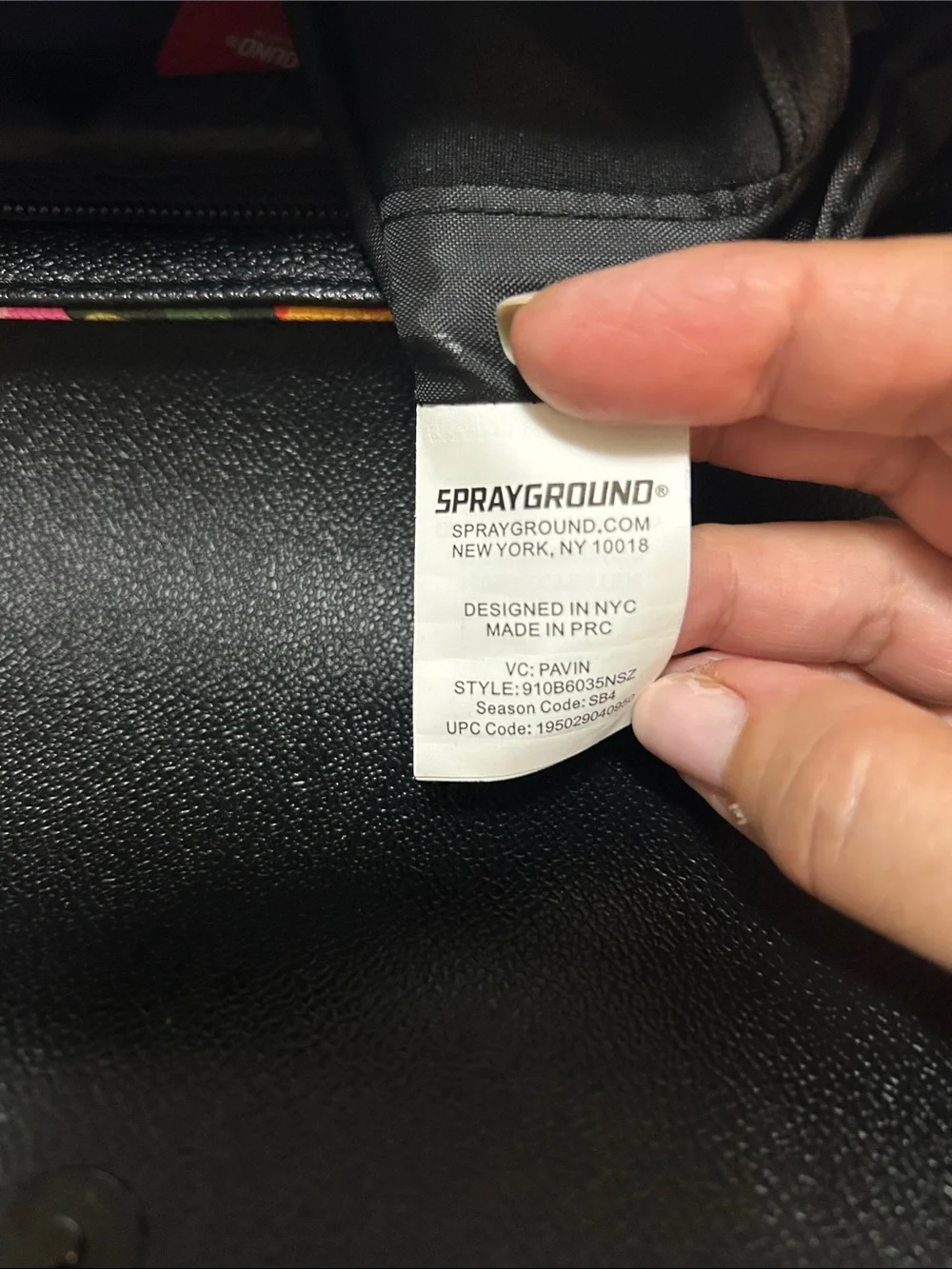 Spray Ground Rare Multicolor Camouflage Bag